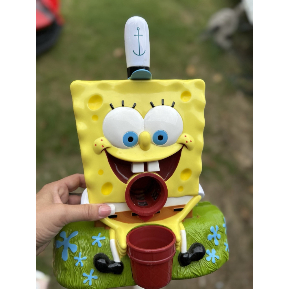 Spongebob Squarepants Sno-Cone Maker Plastic Cheese Grater 2001 Vintage Rare